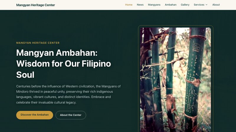 Mangyan Heritage Center logo